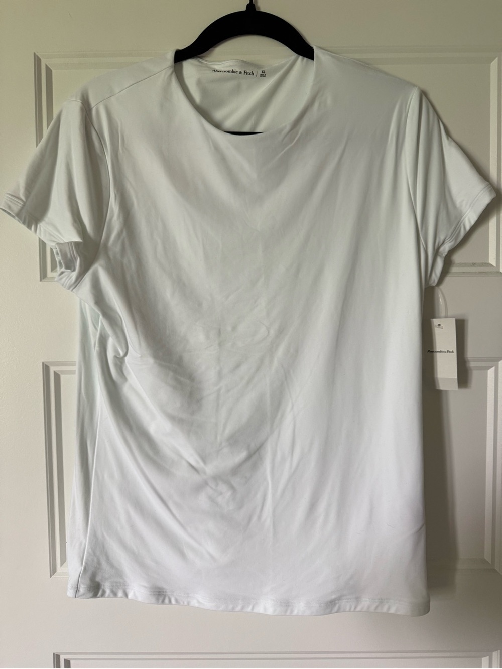 Abercrombie & Fitch White Short Sleeve Crew Tee - Women's